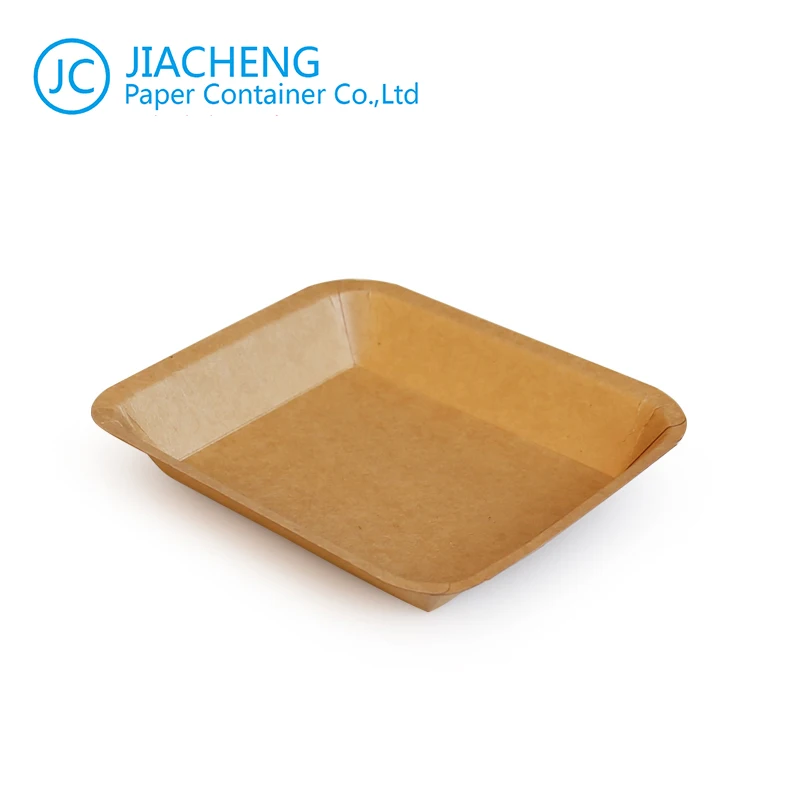 
Creative oil proof vegetable and fruit salad box disposable fried chicken rice chips kraft paper box for barbecue 