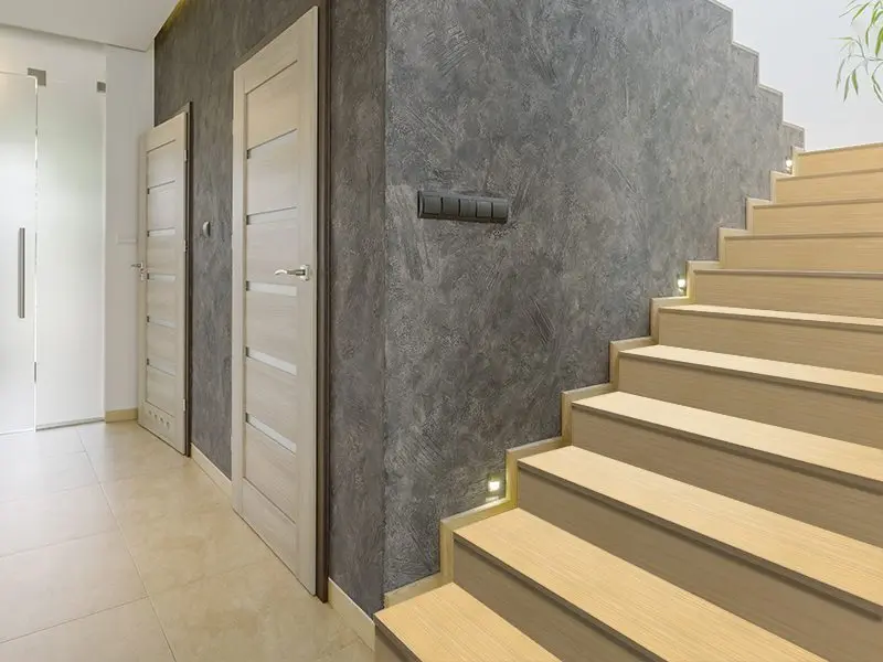 Best Selling Bamboo Stair Tread Carbonized Horizontal Solid Bamboo Staircase