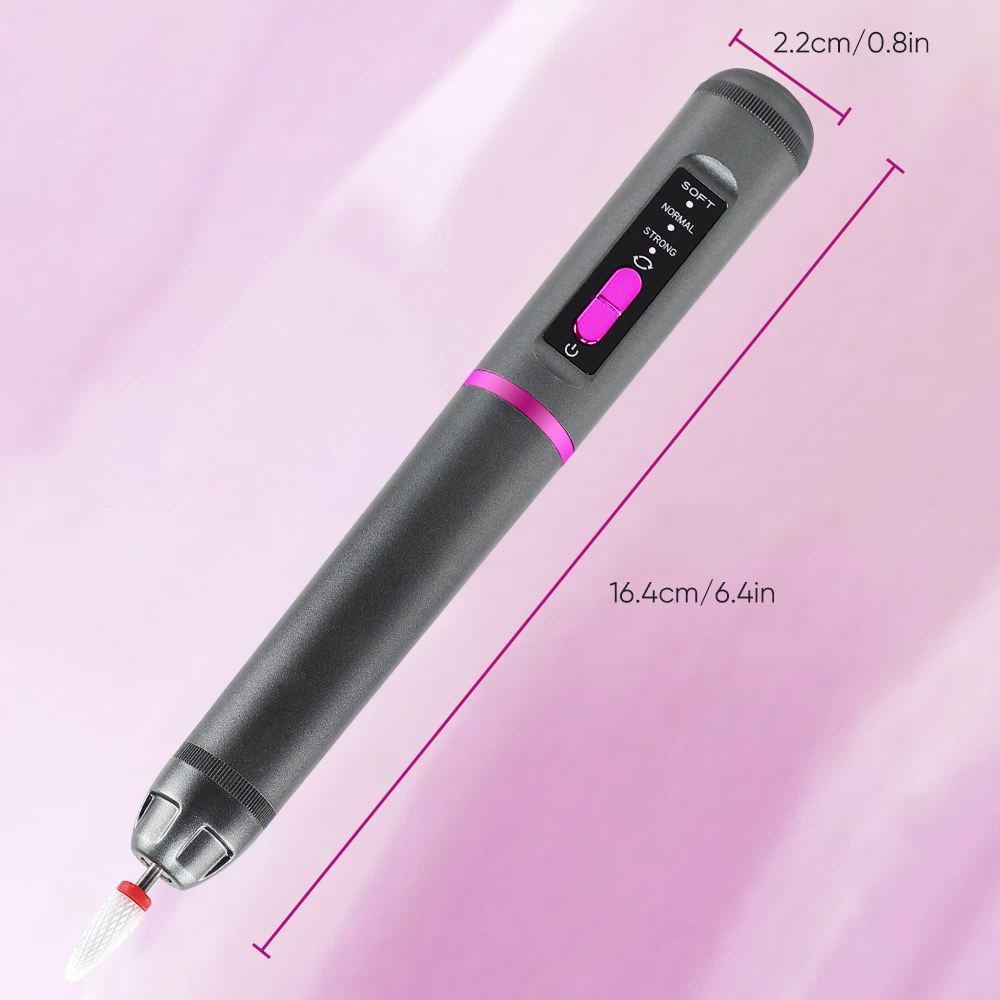 15000RPM Portable Cordless Nail Drill Rechargeable Wireless Electric Polishing Machine Manicure Pedicure Kit Nail File