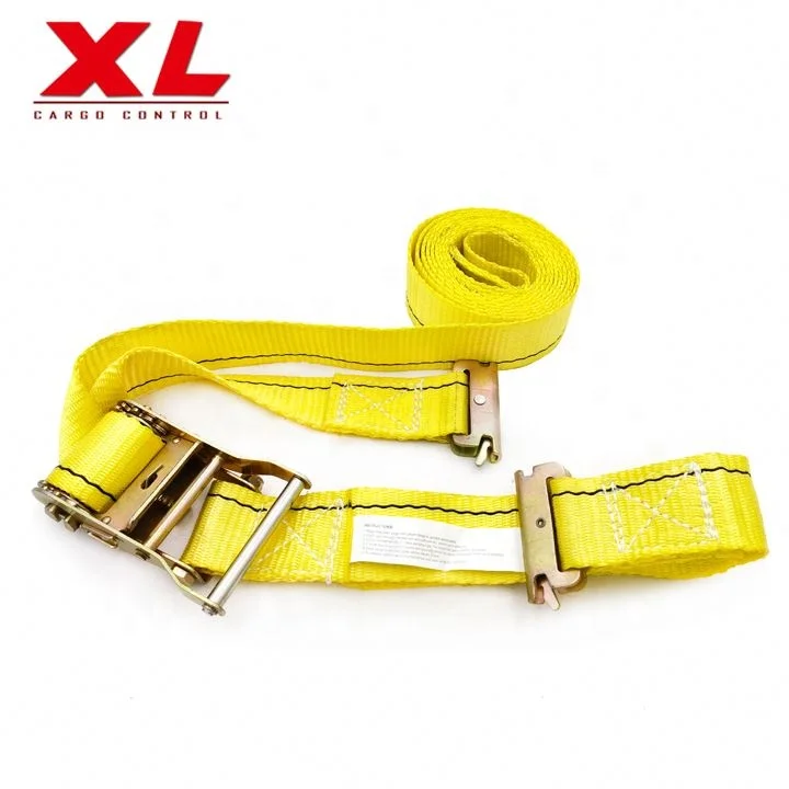 Heavy duty 2-дюймовый ratchet сковать ремни 50 мм 4400lbs e-трек трещотки галстук вниз стяжный грузовой ремень для перевозки