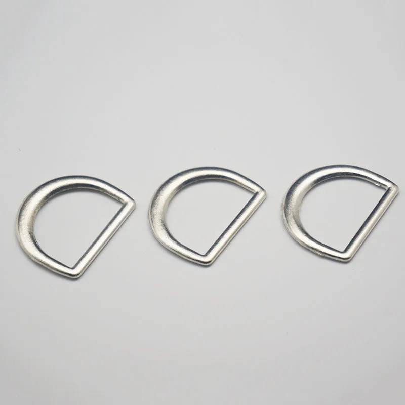 Zinc Alloy D-Ring Buckle for Handbags Clothes Webbing Backpack Strap Chain Bags Dog Collar DIY Craft Accessories