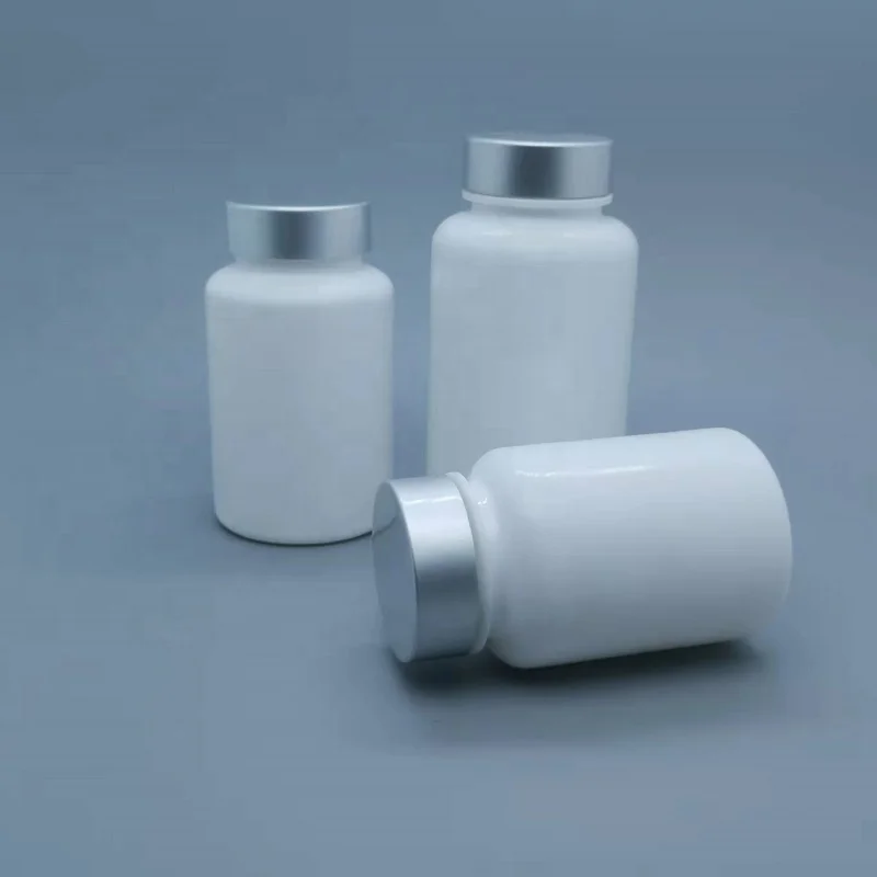 powder 100ml hdpe plastic empty white  pharmaceutical pill bottles for vitamin supplement packaging