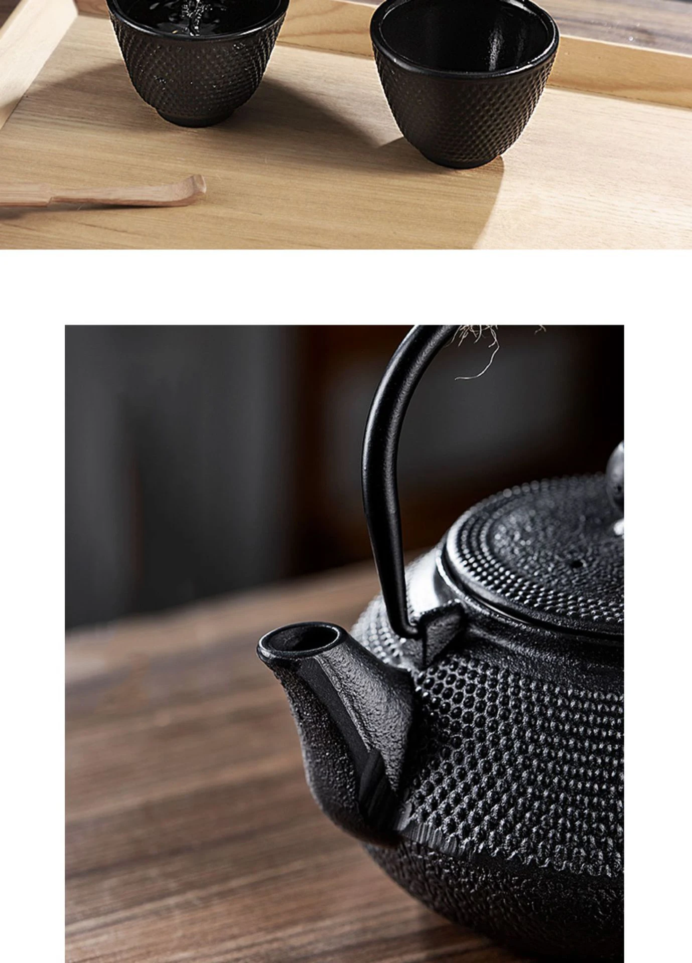 Japanese Teapot Durable Cast Iron Water Kettle Boiling Tea And Coffee Cast Iron Tea Kettle Camping With Stainless Steel Infuser