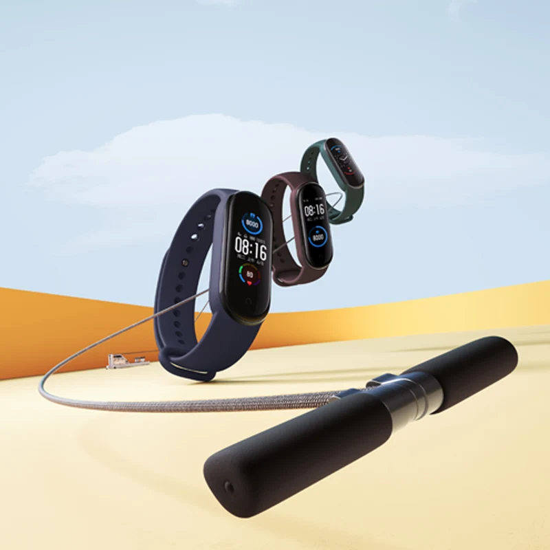 Silicone Wristband  TPU Strap Replace Xiaomi 5 smart watch strap Silicone strap For Xiaomi Mi Band 5