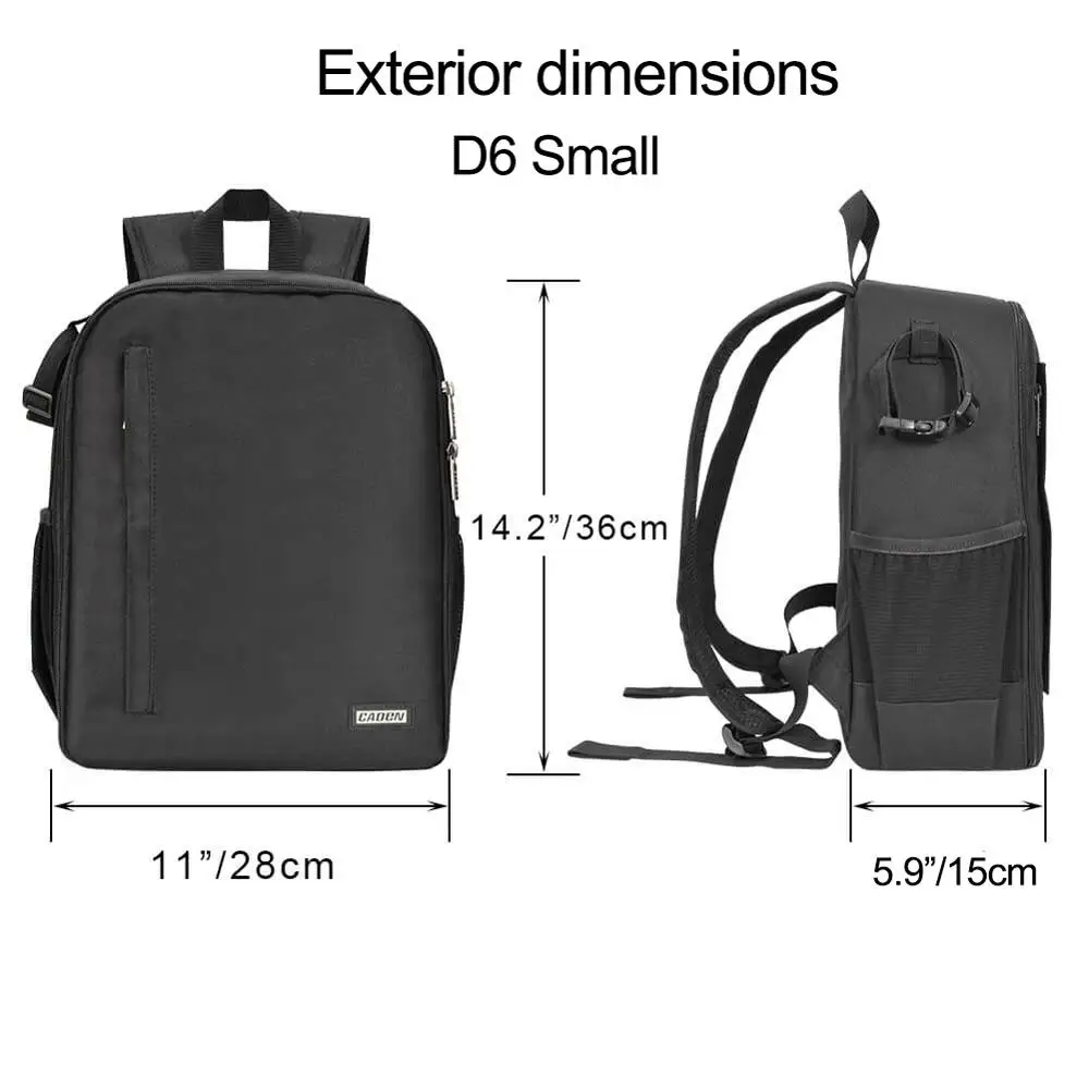 GATE Professional Camera Backpacks Water-resistant Large Capacity Bag for Digital DSLR Cameras Lens Laptop for Nikon Canon Sony