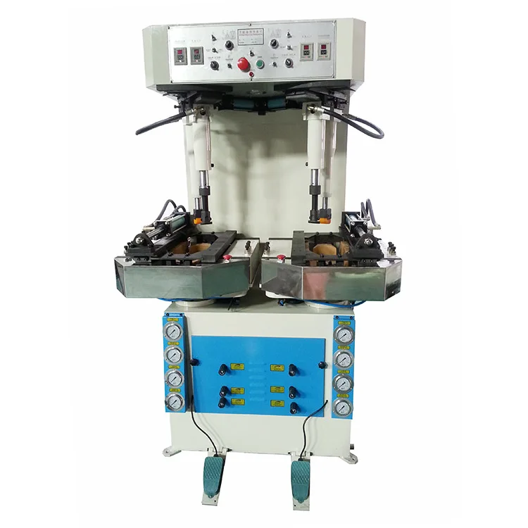 leather shoe upper sole manufacturing machine , universal sole attaching machine for footwear equipment