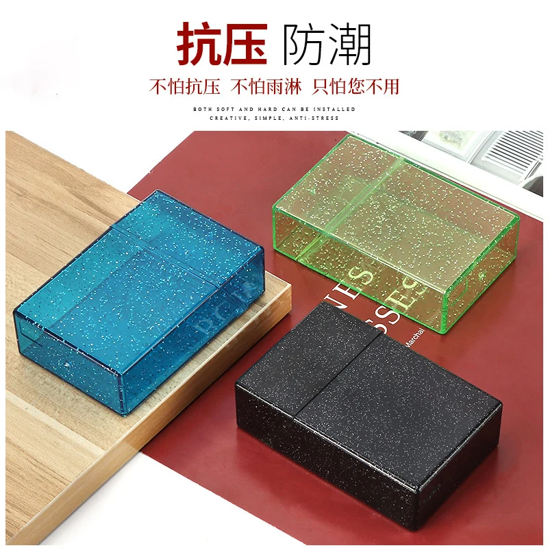 Новая Звездная акриловая открытая коробка для сигарет креативная Пылезащитная упаковочная демонстрации портативная анти-давление