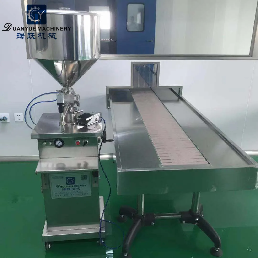 China Manufactory goli soda filling machine 5-5000ml vertical pneumatic paste filling