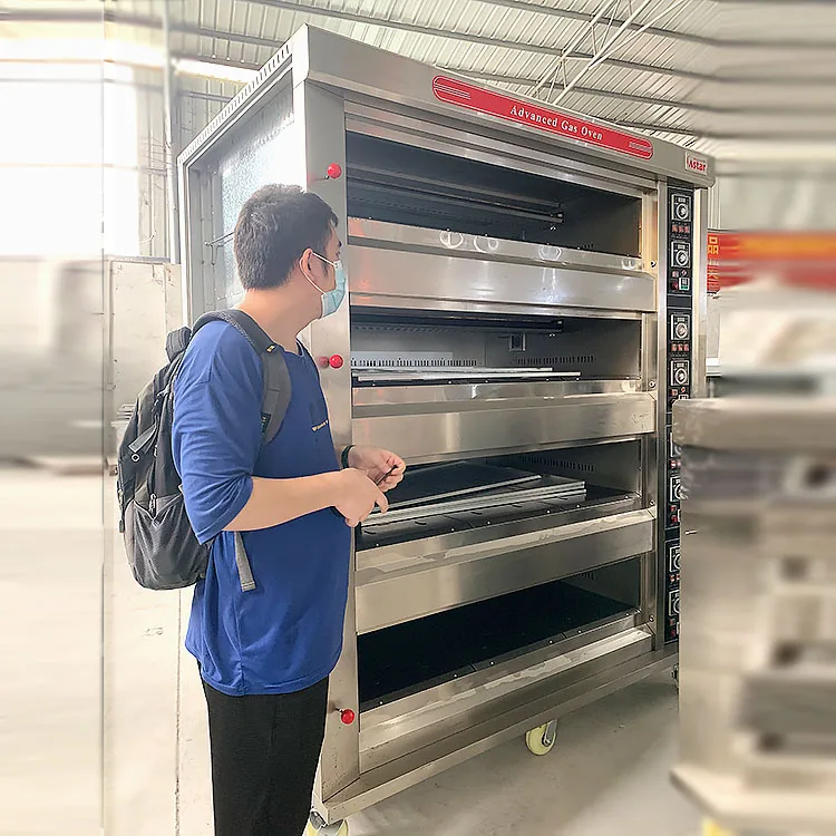 Hot sale bakery equipment factory direct price stainless steel gas bread baking oven