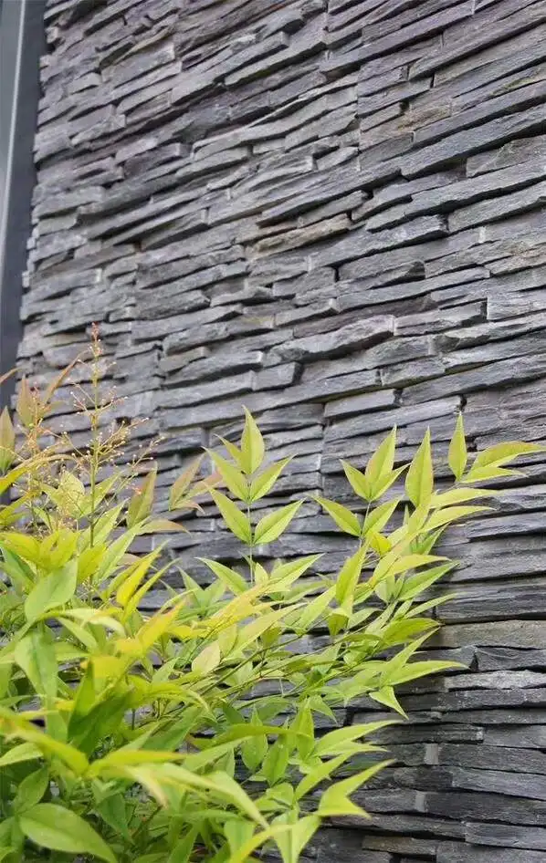 Factory Outdoor Bricks Wall Stone Tiles Decorative Slate White