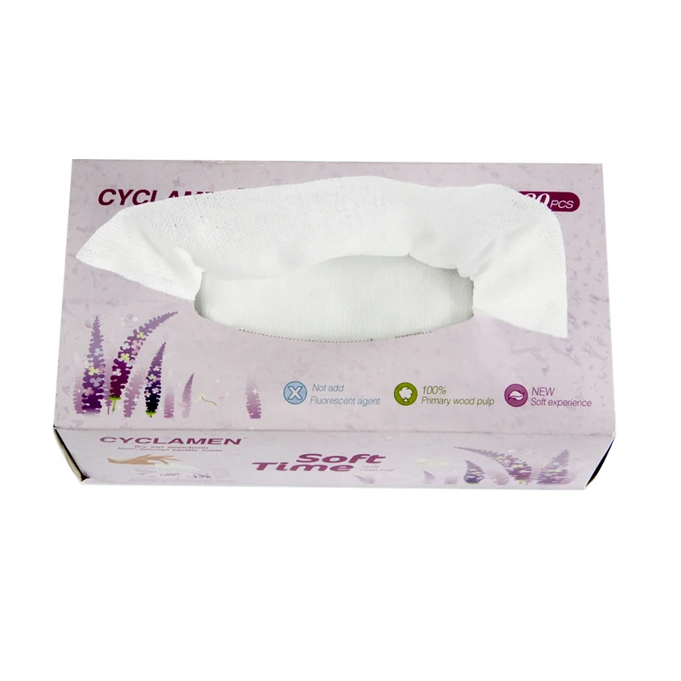  80PCS Organic Cotton Wet And Dry Use Disposable Wipes Tissue Oem Custom Cloth For Facial Cleaning