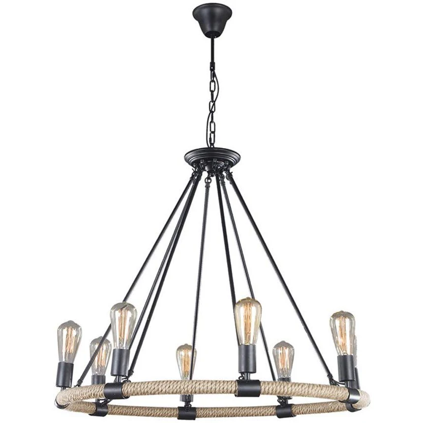 Hotel chandeliers pendant lights lighting chandelier hemp rope pendant lamps chandelier