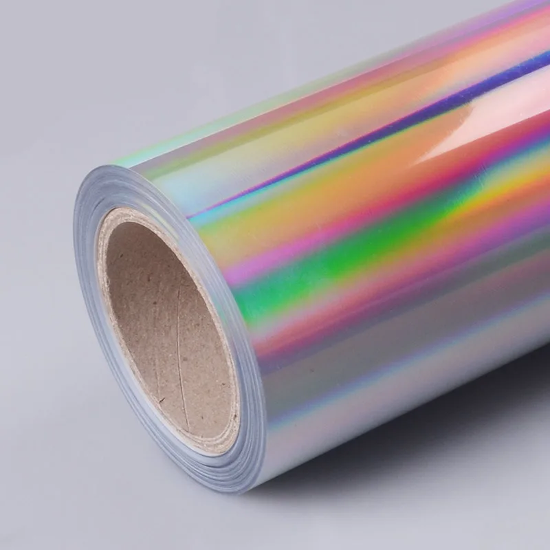 Wholesale Chameleon PET 50cm*25m Hologram Transfer Film For Clothing Or Shoes