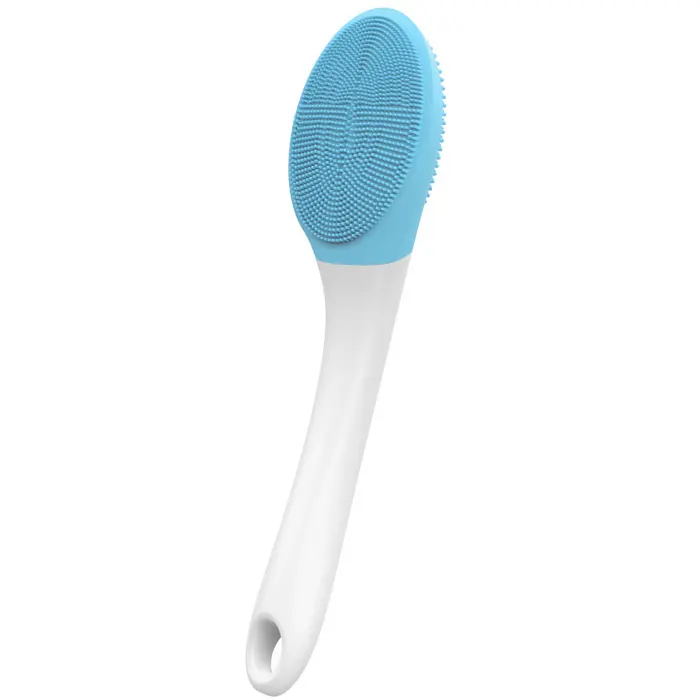 Перезаряжаемая Водонепроницаемая силиконовая Задняя щетка, электрическая щетка для тела с двойными сторонами