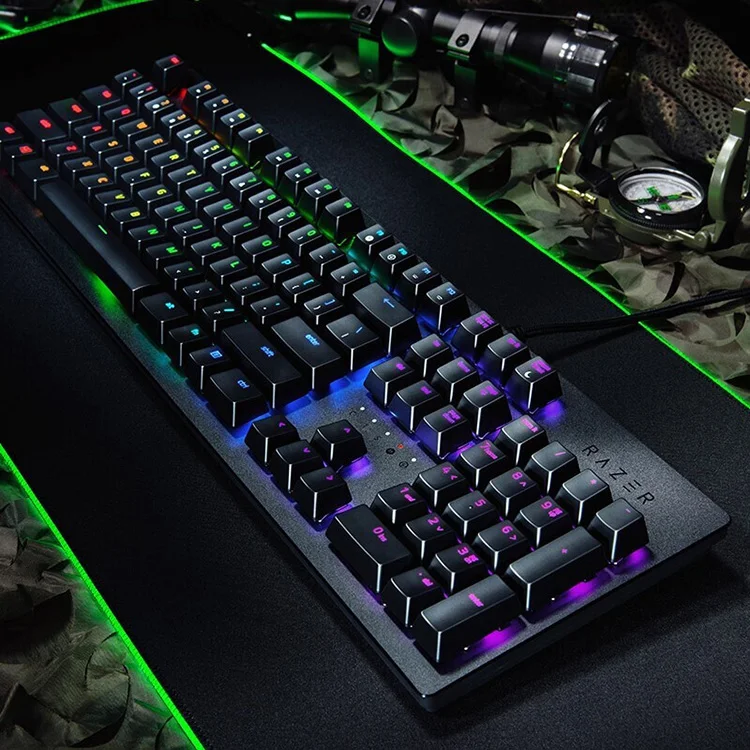 Razer Huntsman V2 Analog Optical Switches Gaming Keyboard RGB Wired Anti-ghosting Keyboard with Fully Programmable Keys