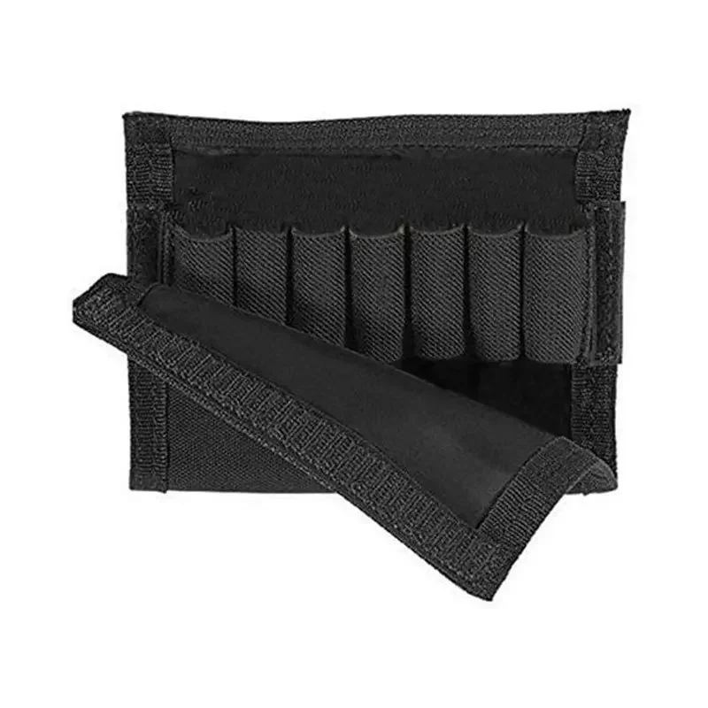 Hunting Shooting Tactical Cheek Rest Pad Ammo Pouch with 7 Shells Holder