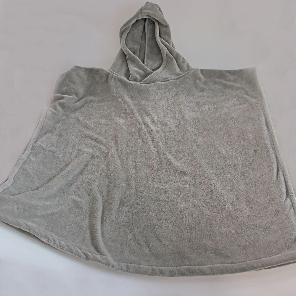 
Hot Sell Soft Hooded Quick Dry Microfiber Kids Bathrobe 