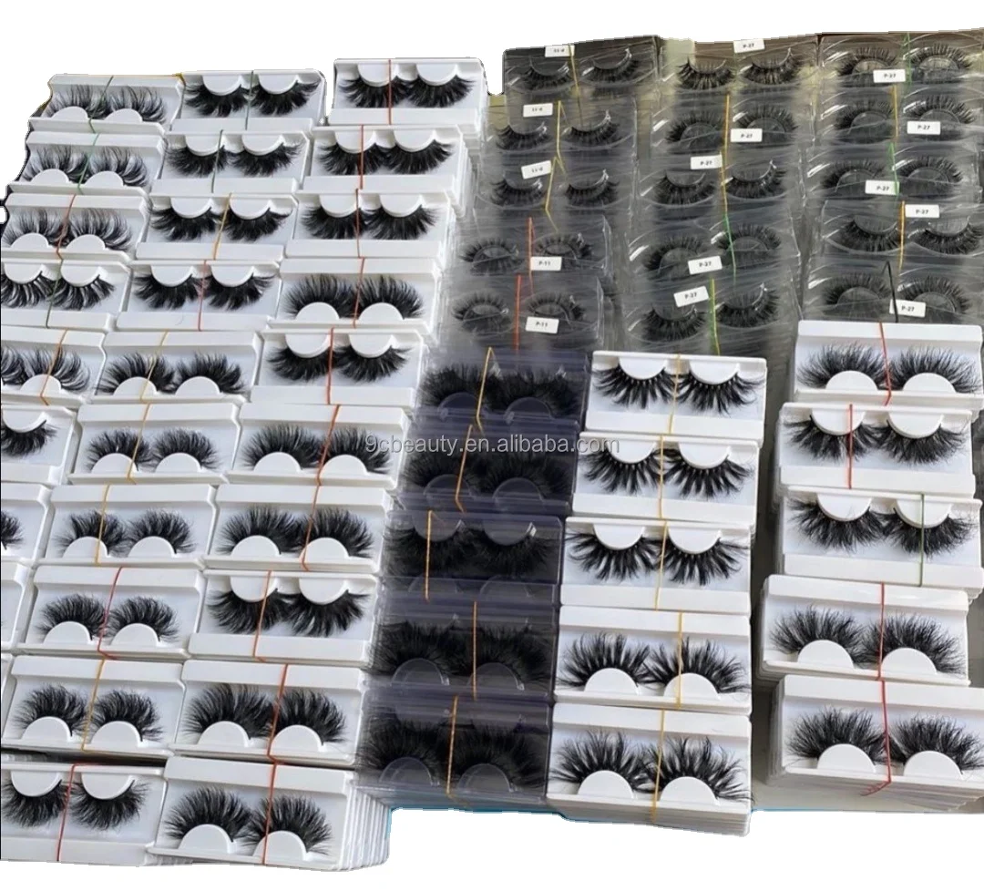 TOP 3 wholesale vendor 1000+ styles short eyelashes 25mm mink lashes with case