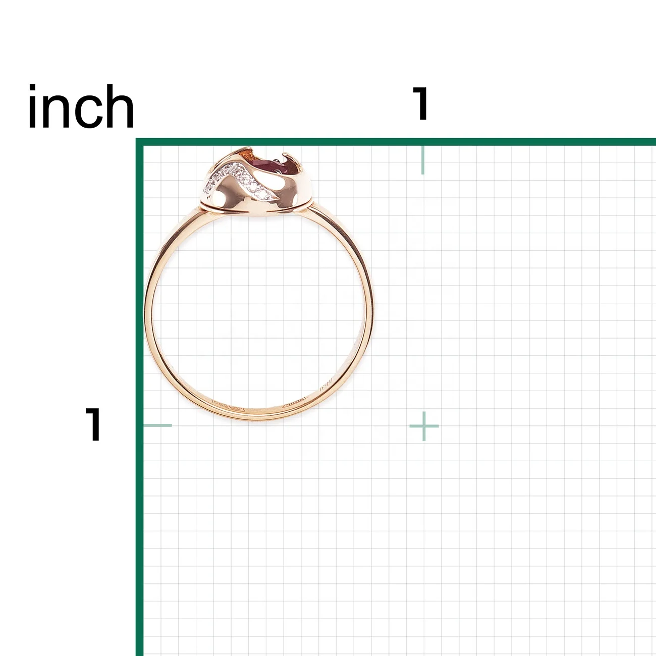 Stylish Charm Ring 14K Yellow Rose White Gold Ruby Diamond Custom Personalized OEM ODM Jewelry