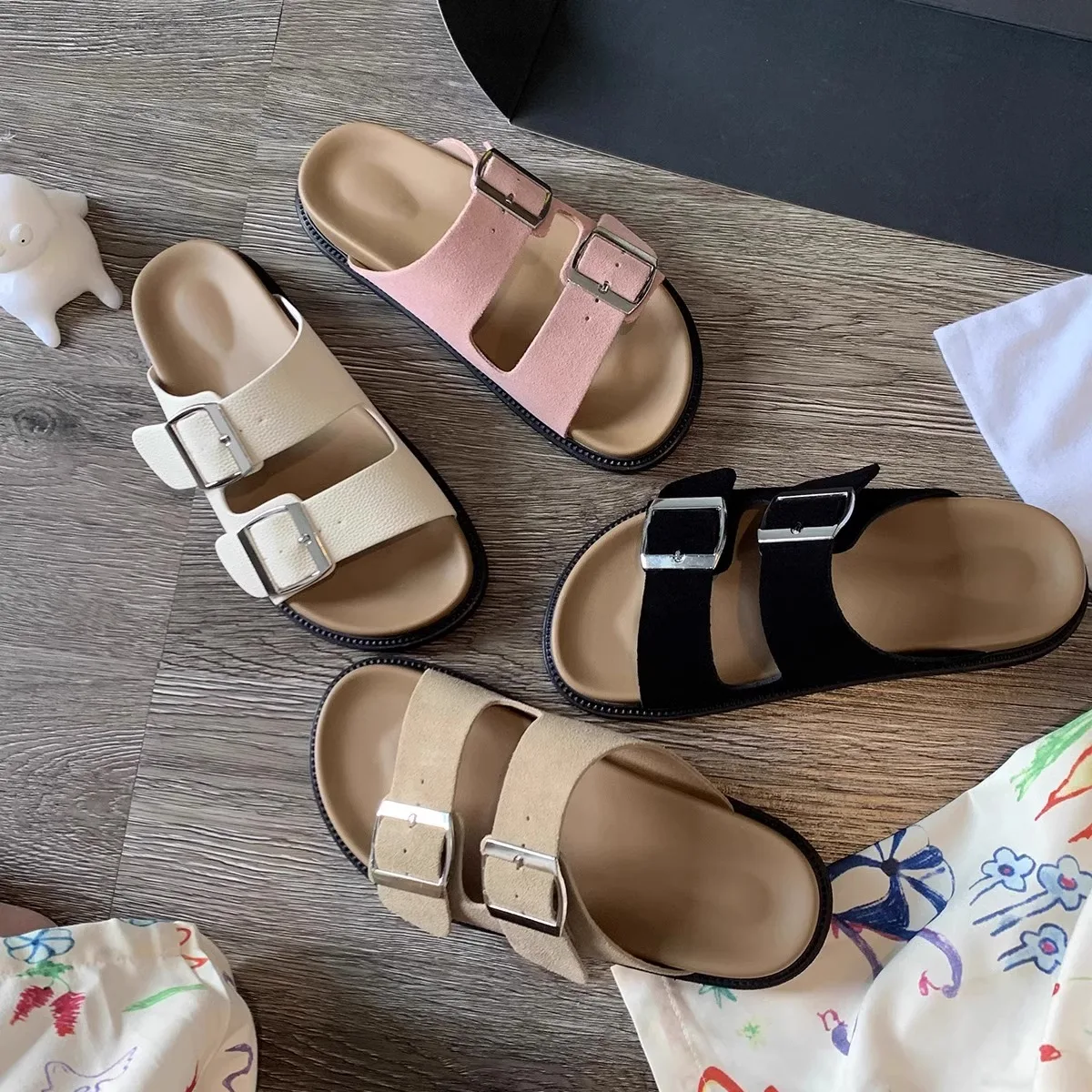 Женская обувь оптовая продажа массивная birkenstocks шлепанцы для женщин из ПВХ женские