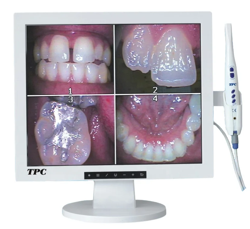 High Quality Sony CCD Best Selling HD Digital Dental Intraoral Camera with Medical Grade 17 Inch Screen