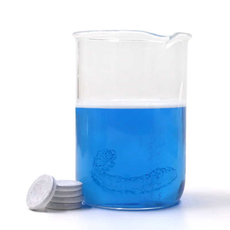 Minty Fresh and Clean Removes Odor & Plaque Denture Cleaning Tablets for Dental Appliances