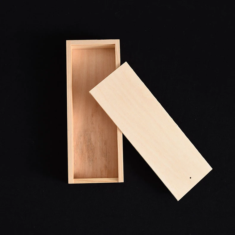 China Manufactory custom white wood box tea box wood reclaimed wood box for food/tea/gift