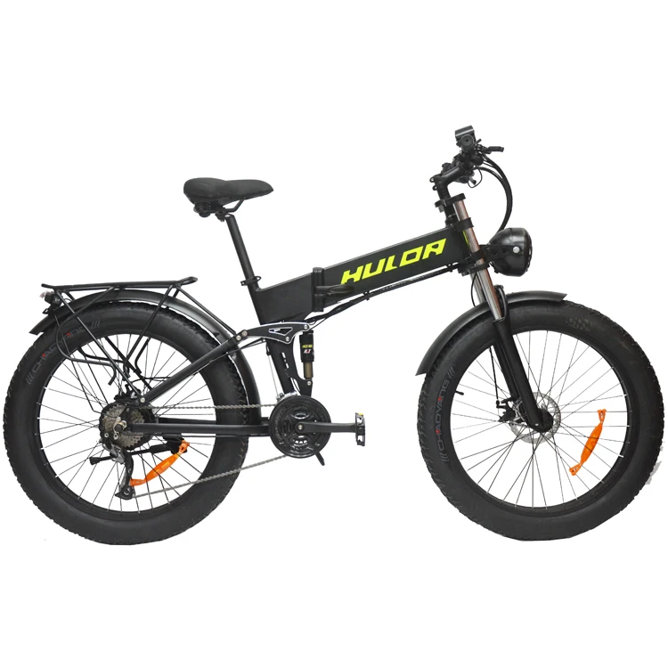 26 inch Hummer folding electri48V electric bike snowmobile ATV 27 speed disc brake lithium battery 4.0 fat Tire electric bicycle
