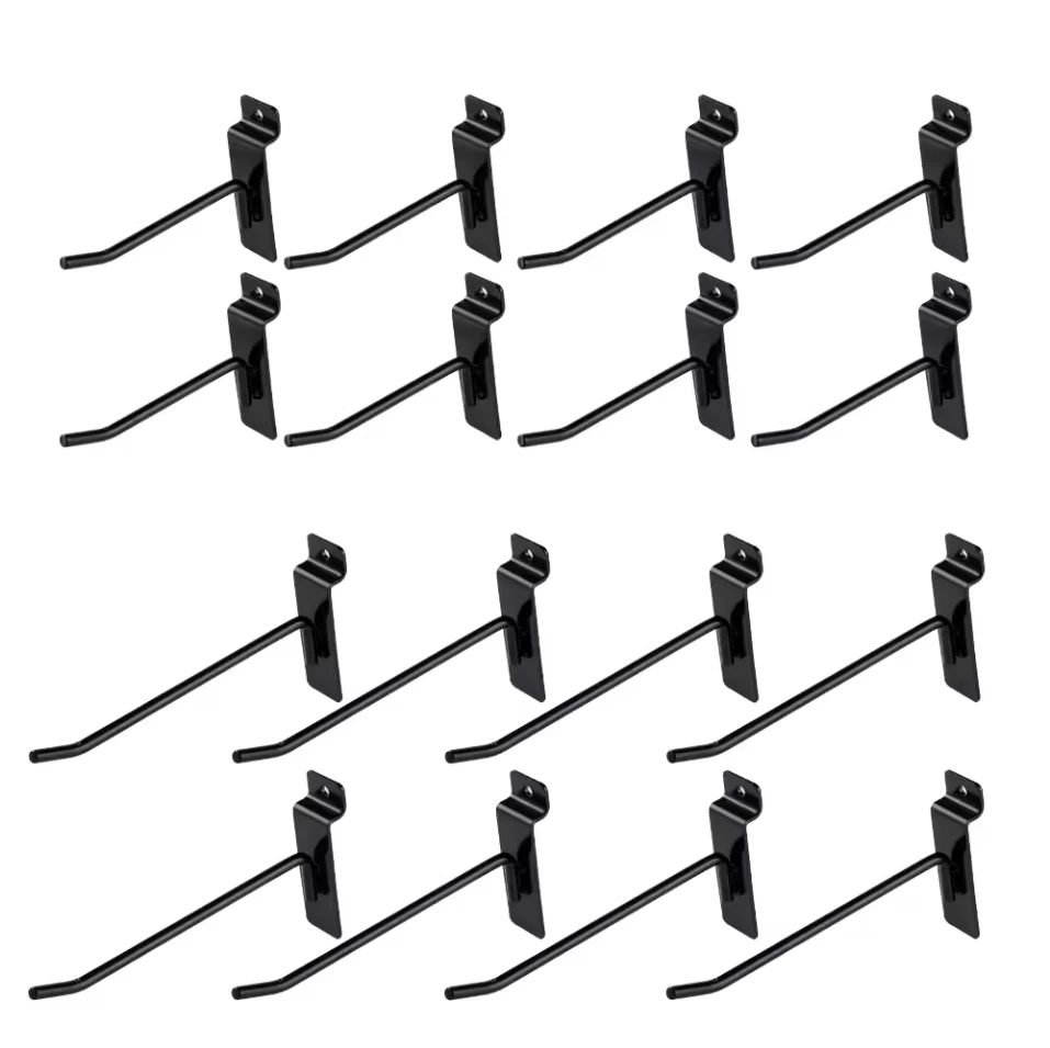 Used Peg Board Slatwall Hook with Triangle Bracket Displayed in All Major Shopping Malls