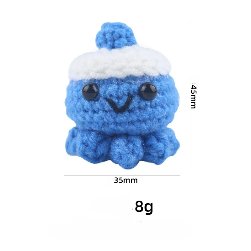 New Arrival Handmade Crochet Octopus Baby Nipple Chain Accessories Pen Making Crochet Beads