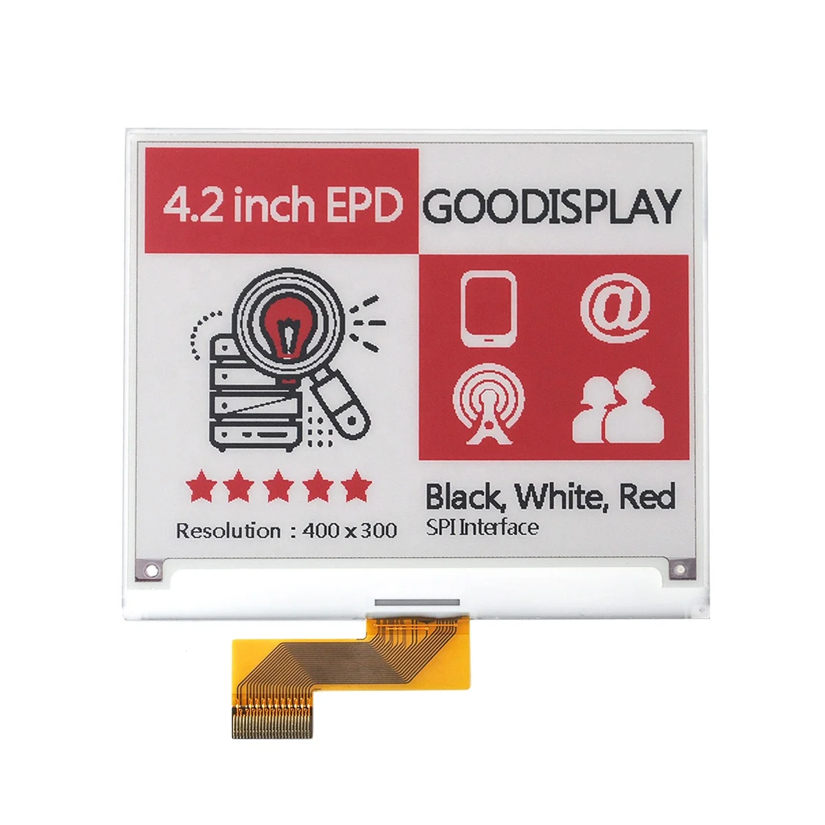  Raspberry pi ценник электронная бумага 4 2 дюйма 400x300 e чернила цвет