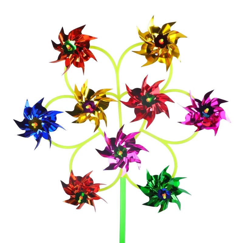 Personalized Custom Kids Plastic Toy Pinwheel Garden Decor Windmill