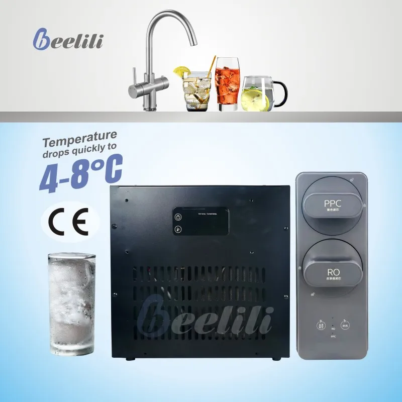 Beelili 4L Stainless steel 304 commercial under counter water dispenser  water cooling system for sale for kitchen office