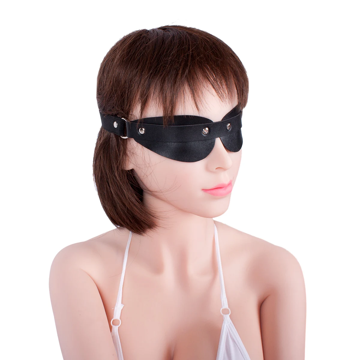 Drop Shipping Ning Hao High Quality Black Sexy Toys Bondage Bdsm Headgear Toy For Women