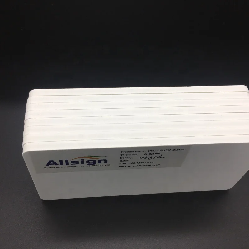 ALLSIGN высокая плотность 4x8 белый Форекс лист ПВХ пенопластовая доска 3 мм-20 мм Sintra для кухонных шкафов