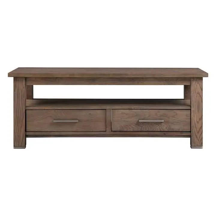 Высококачественный журнальный столик из массива дуба темной воды в европейском антикварном стиле для гостиной