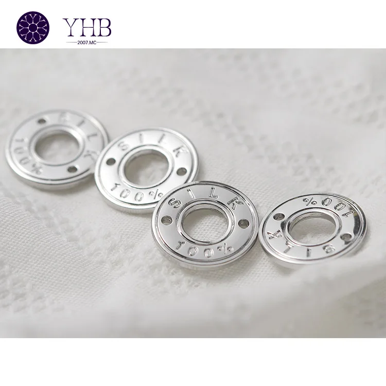 High Quality Factory Price Fashion Round Metal Button For Shorts Snap Button Custom Buttons