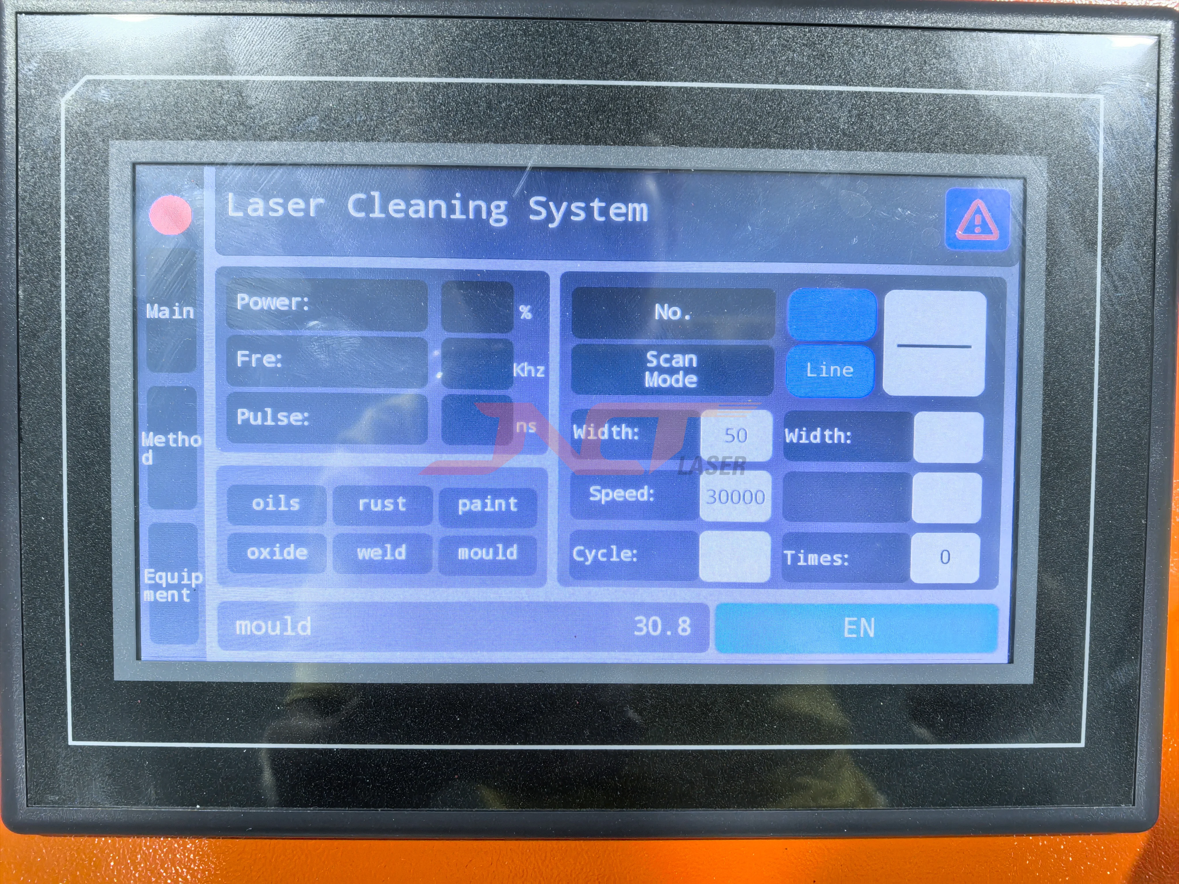 Handheld 100w 200W 300W  portable laser rust paint oil cleaning machine laser cleaning machine wood door