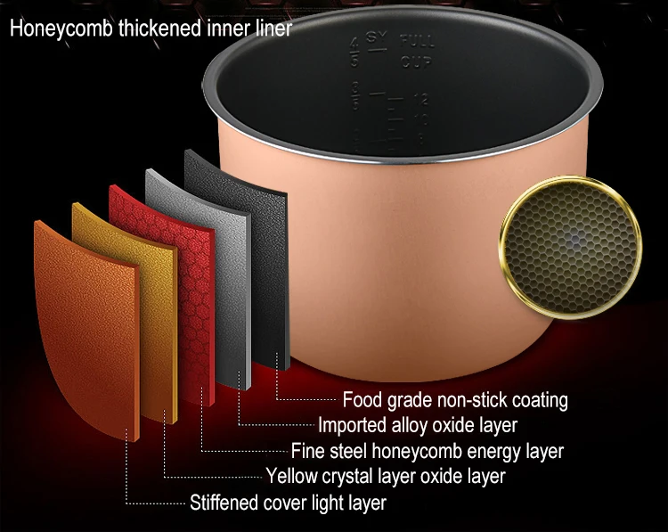 Multifunctional electric pressure cooker Stainless steel electric pressure cooker