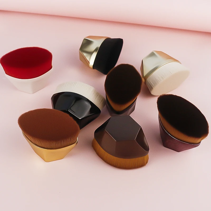 Wholesale Factory Price 55 Petal Professional Foundation Brush Cosmetics Beauty Makeup Tools Custom Logo Single Brush