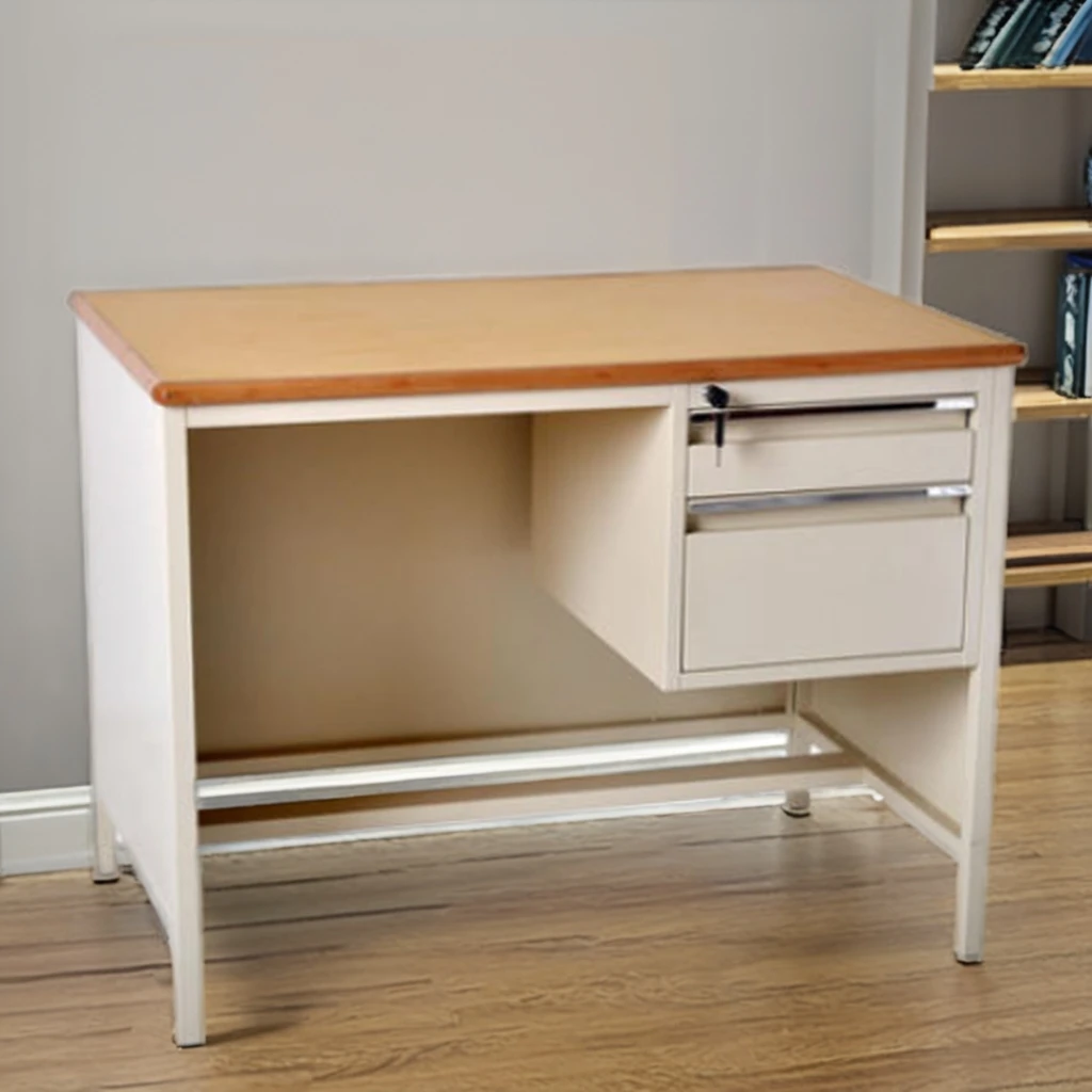 Design Office Desk Executive Computer Table in Metal High Quality Modern for Home Iron Antique Office Furniture 25mm Table Top