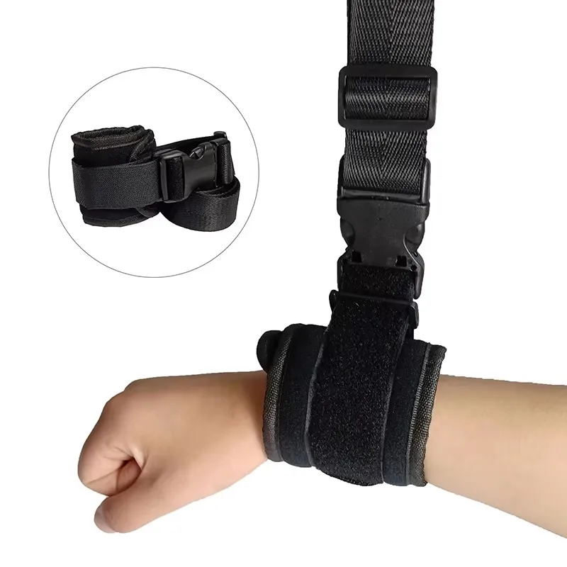 Medical Restraint Wrist Belt Restraint Strap Fixed Belt Fixed For Psychopath Limb Holder Compressed Band