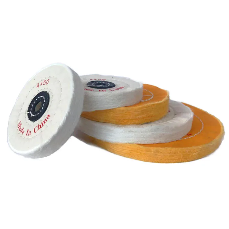 
Hot sale pearl cloth buffing wheel for coarse buffing/cutting and finish buffing/polishing 