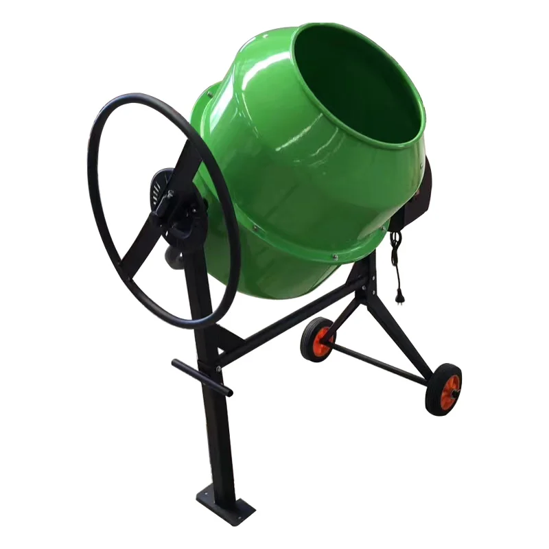 Electric Concrete mixing drum cement mixing machine concrete mixer small concrete mixer for mail package