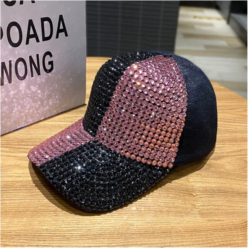 Baseball Cap Rhinestone Caps Hip Hop Hats Snapback Unisex Adults Sports Baseball Cap