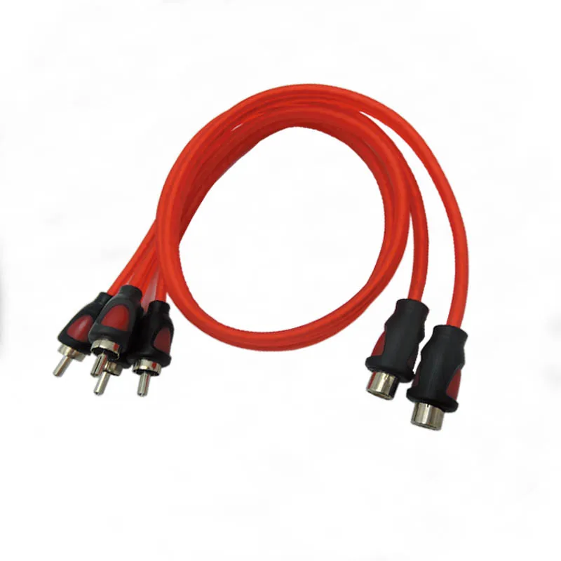 male to male male to female RCA Audio Cable 1ft 3ft 5ft 6ft 10ft 15ft 17ft 20ft 30ft  audio cable Y Cable
