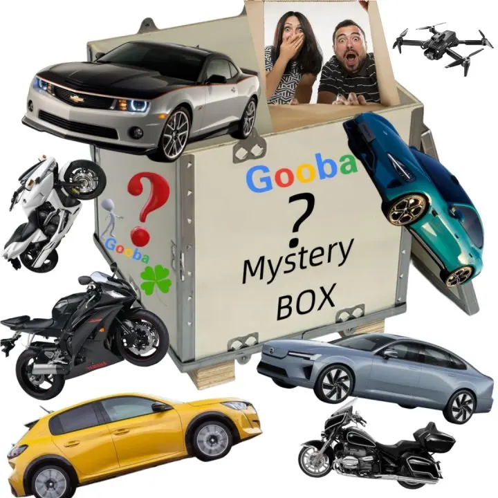 Big gift boxes electronics surprise mystery boxes may open: Electric drift bike, Laundry washing machine, Mini electrocar...