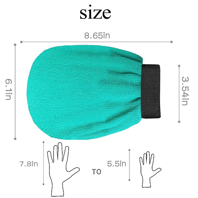 Free Sample Double Sided Korean Deep Exfoliating Glove Removes Dead Skin Exfoliating Mitt Best Seller Exfoliating Glove For Bath