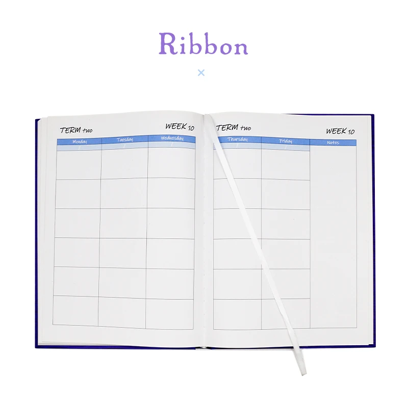 2024 2025 Custom Printing A4 A5 Weekly Diary journal teacher planner Customize your daily lesson preparation plan book