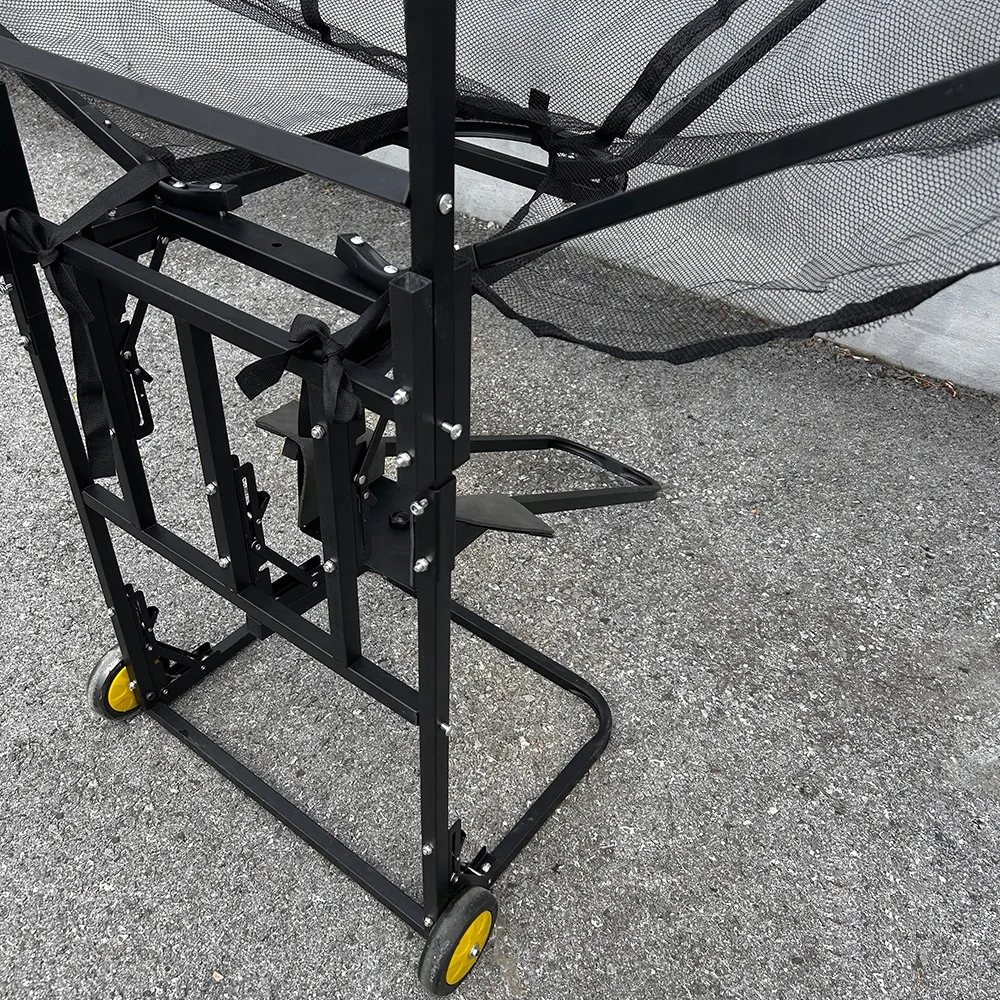 Basketball Rebound Basketball Return Attachment Metal Hanging Basketball Shooting Trainer wih Return Chute